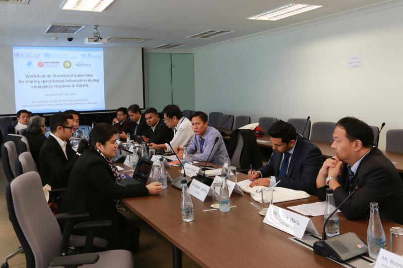 Workshop on Procedural Guidelinesfor sharing space-based information duringemergency response in ASEAN_3
