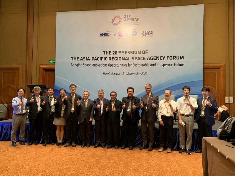 ประชุมองค์กรอวกาศนานาชาติ Asia-Pacific Regional Space Agency Forum หรือ APRSAF ระหว่างวันที่ 14-18 พ.ย. 65 ณ โรงแรม Sheraton ประเทศเวียดนาม _1