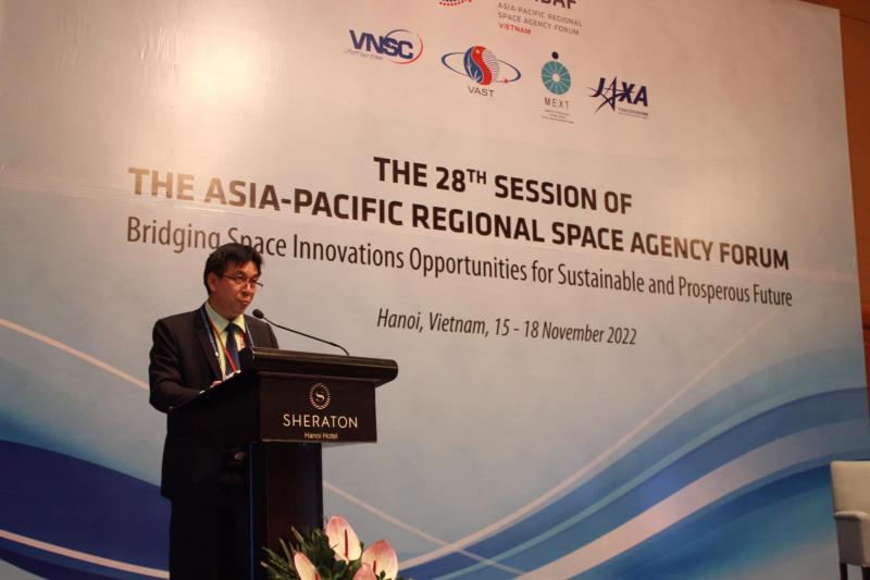 ประชุมองค์กรอวกาศนานาชาติ Asia-Pacific Regional Space Agency Forum หรือ APRSAF ระหว่างวันที่ 14-18 พ.ย. 65 ณ โรงแรม Sheraton ประเทศเวียดนาม _8
