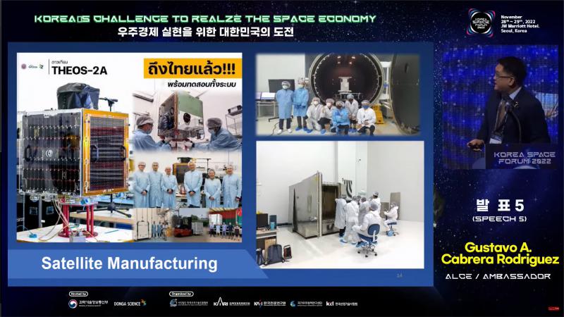 GISTDA แสดงจุดยืนด้านเศรษฐกิจอวกาศใหม่ของประเทศไทย ในการประชุม “Korea Space Forum 2022” ณ กรุงโซล สาธารณรัฐเกาหลี_7