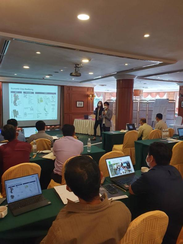 GISTDA ร่วมกับ UNESCAP จัดฝึกอบรมเชิงปฏิบัติการ "The 1st Training on Intelligent Technology for Geospatial Management on Agriculture for Cambodia” _10